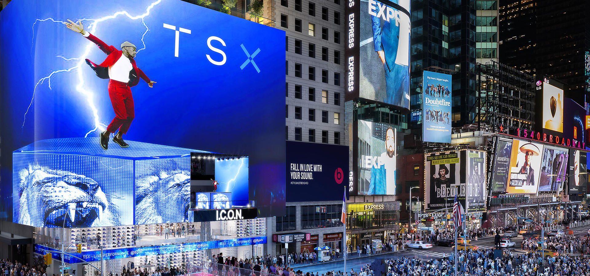 TSX Broadway, NY
